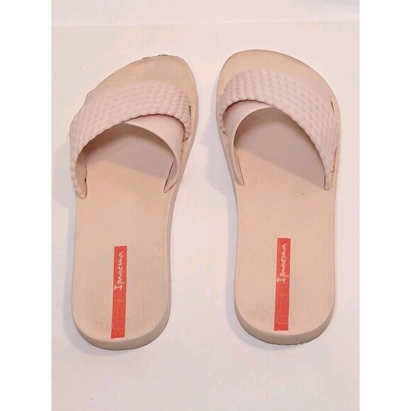 Ipanema Street II Water-Resistant Slide Sandals Beige Size 7 US/38 EU - Picture 7 of 10